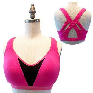 😍 VICTORIA'S SECRET VSX KNOCKOUT SPORTS BRA CRISS CROSS BACK DESIGN 36B 😘